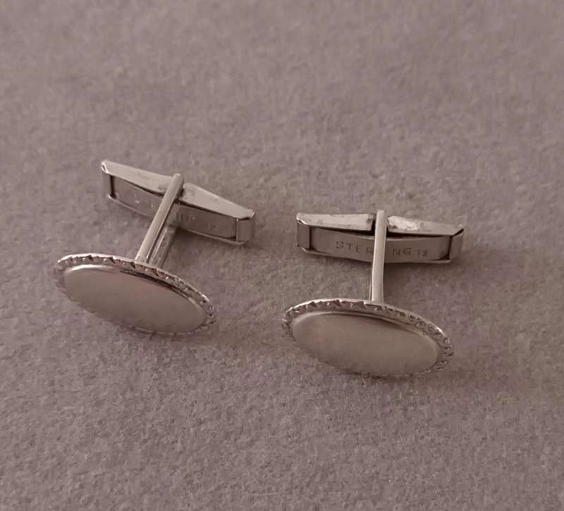 Stunning Sterling Silver Cufflinks.