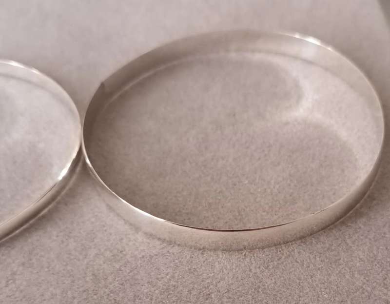 2x Sterling Silver Bangles.
