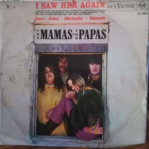 THE MAMA`S & THE PAPAS - I SAW HER AGAIN LP VINYL RECORD