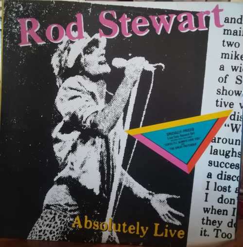 ROD STEWART - ABOSUTELY LIVE LP VINYL RECORD DOUBLE ALBUM