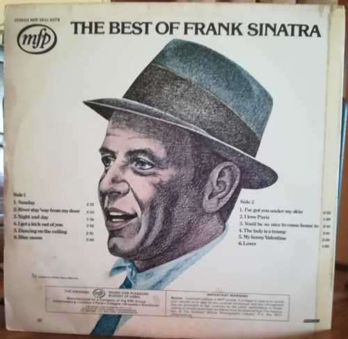 THE BEST OF FRANK SINATRA LP VINYL RECORD