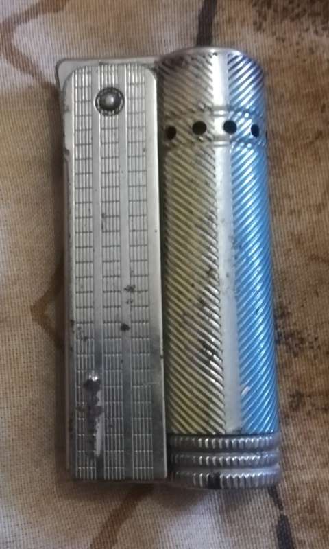 IMCO TRIPLEX PATENT JUNIOR 6600  plus IMCO Chesterfield lighter. Made in Austria Cigarette Lighters.