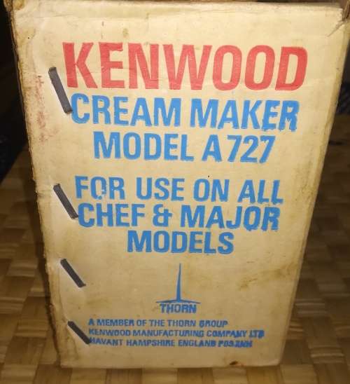 KENWOOD CREAM MAKER A727 ATTACHMENT.