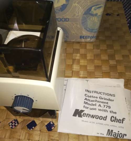 KENWOOD COFFEE GRINDER A779 ATTACHMENT.