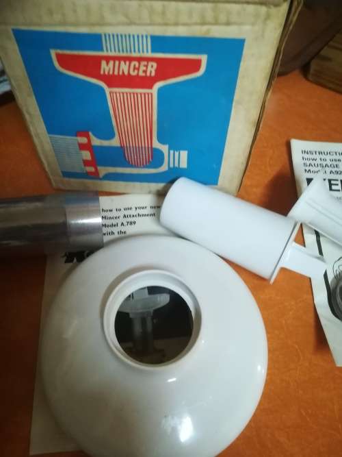 KENWOOD MINCER model A789 and SAUSAGE FILLER model A720, A920