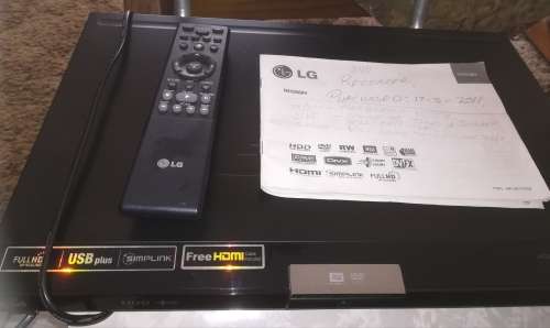 LG DVD RECORDER. RH399H