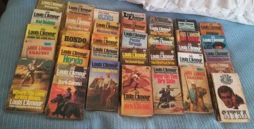 Louis L`Amour soft cover books x30