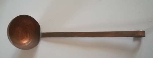 Vintage Copper Soup Laddle