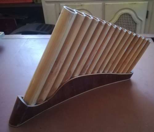 Vintage Bamboo  Pan Flute. 15 Tube.