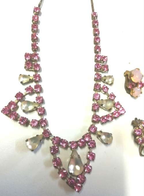 Antique Necklace and 2x earring sets