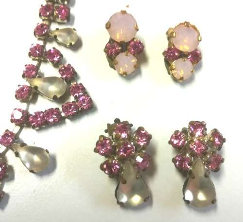 Antique Necklace and 2x earring sets