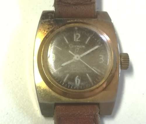 Vintage Gtimer 17 Watch. Water protected, antimagnetic , stainless steel back.