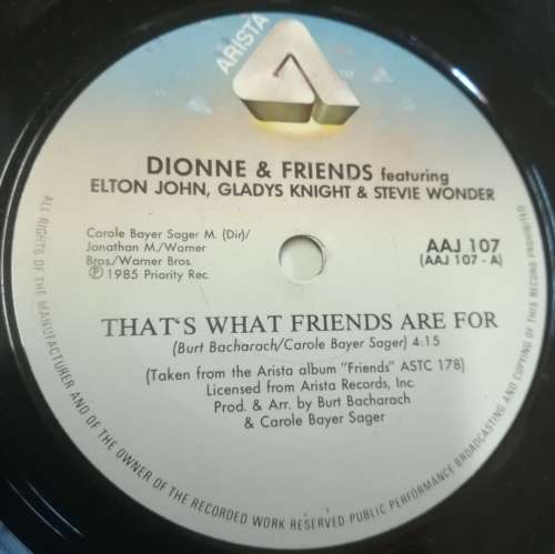 Dion Warwick 45rpm Record