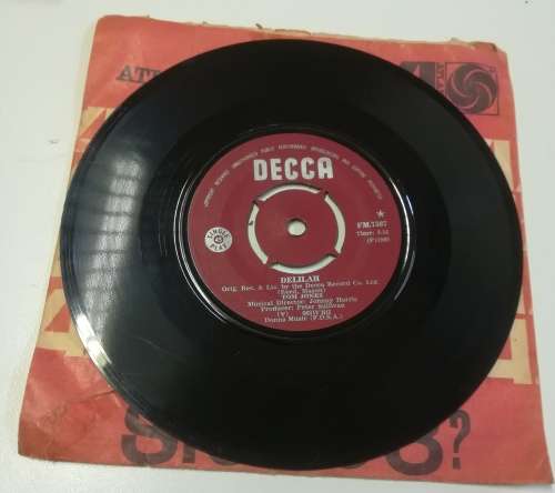 Tom Jones 45rpm record