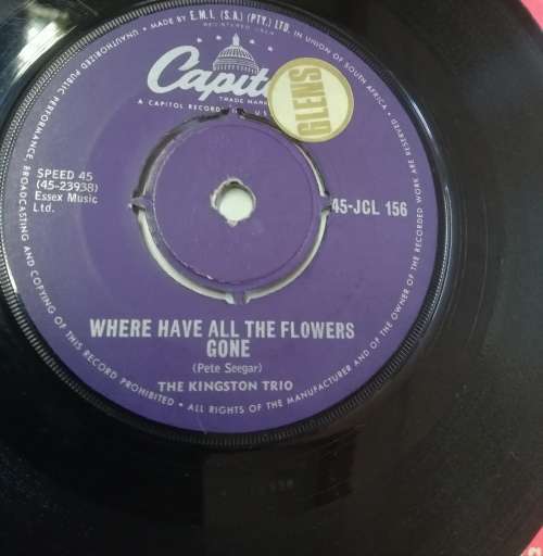 The Kingston Trio 45rpm record