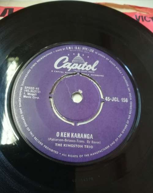 The Kingston Trio 45rpm record