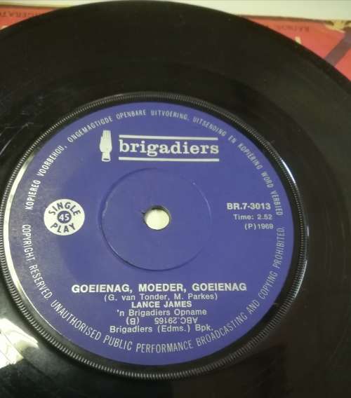 Lance James 45rpm record