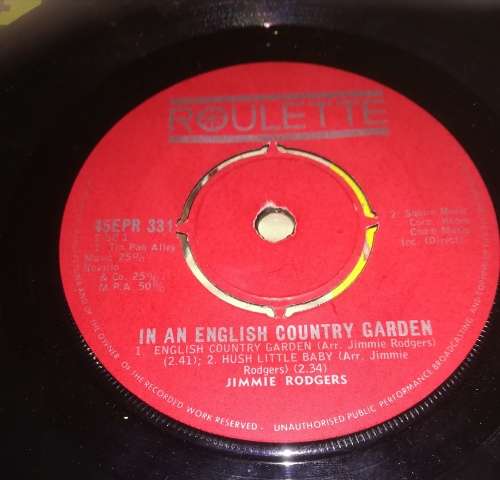 The Best of Jimmy Rodgers 45rpm record
