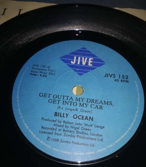 Billy Ocean 45rpm record