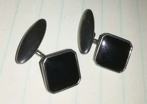 Vintage Deco Cufflinks By Lambourne, Birmingham