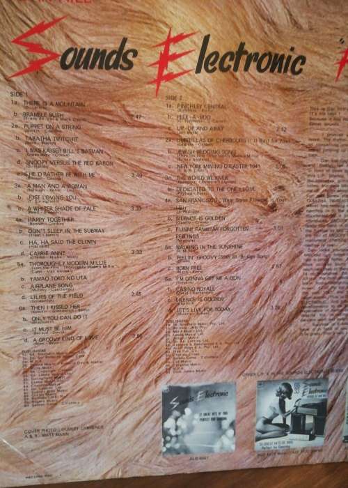 DAN HILL-SOUNDS ELECTRONIC 4 LP VINYL RECORD