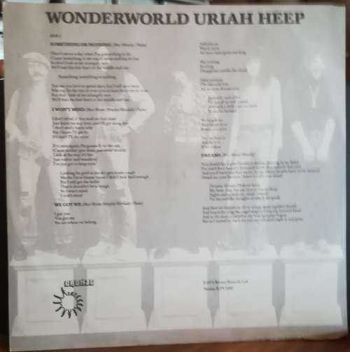 URIAH HEEP - WONDERWORLD LP VINYL RECORD