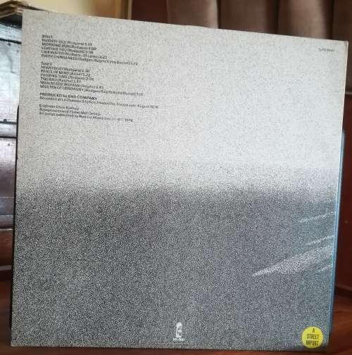 BAD COMPANY - BURNIN SKY LP VINYL RECORD