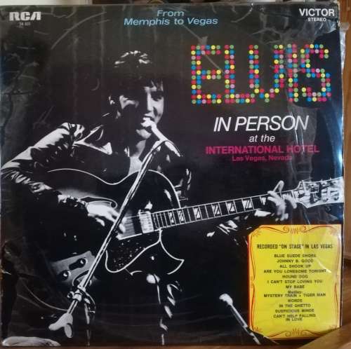 Elvis in person at the International Hotel Las Vegas LP vinyl record (2 Albums)