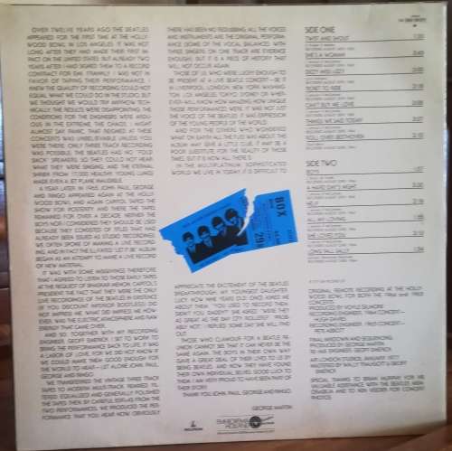 ***THE BEATLES***AT THE HOLLYWOOD BOWL LP VINYL RECORD.