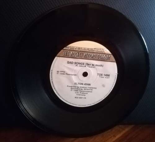 ELTON JOHN 45RPM RECORD