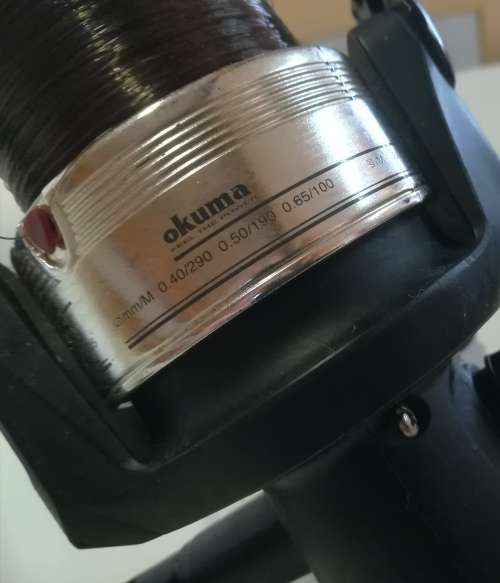 Large Okuma Chaser AX-65 fishing reel. Like New.