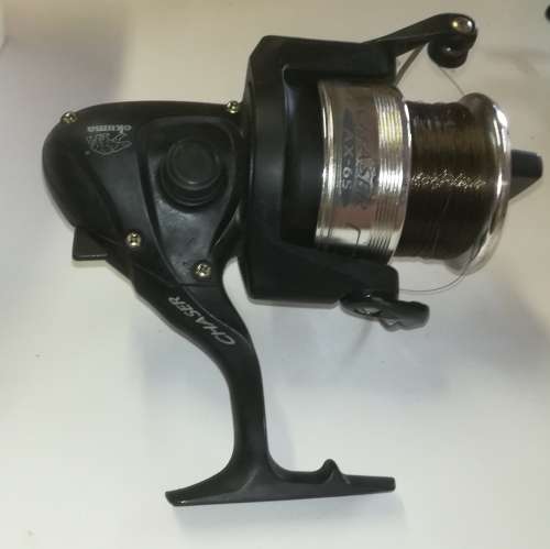 Large Okuma Chaser AX-65 fishing reel. Like New.
