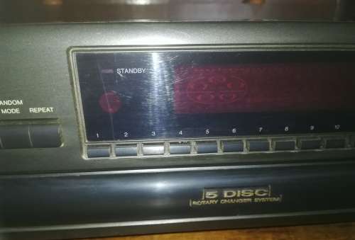 TECHNICS SL-PD687 5 DISC CAROUSEL CD CHANGER PLAYER DISC EXCHANGE