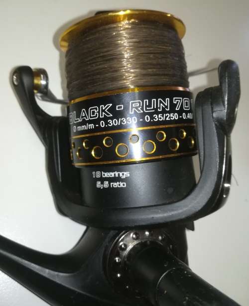 Alcedo Black Run 7010 Reel. Made in Italy.**FREE SHIPPING**