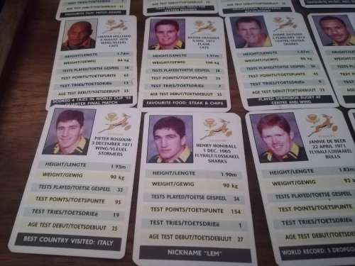 COLLECTABLE S. A. RUGBY 2000 SPORTS CARDS