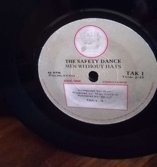 MEN WITHOUT HATS 45RPM RECORD