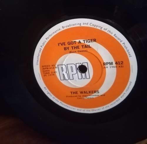 THE WALKERS 45RPM RECORD