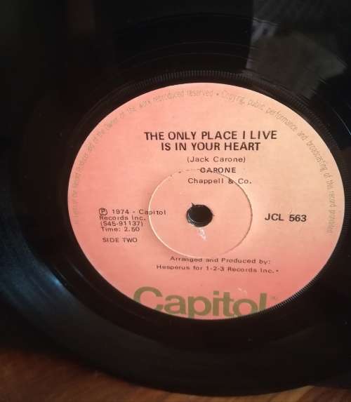 CARONE 45RPM RECORD