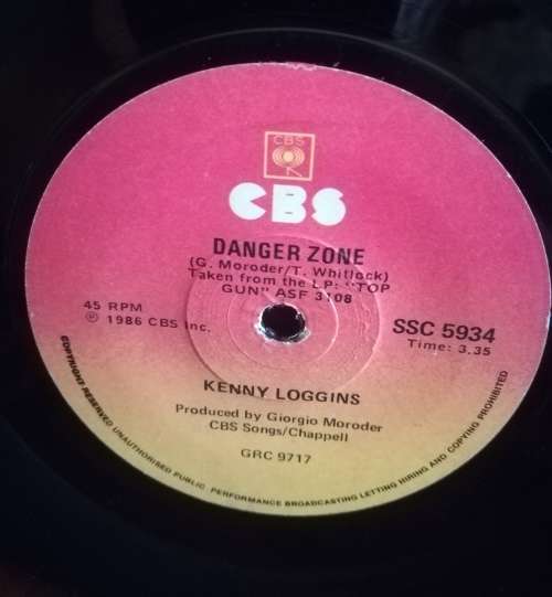 KENNY LOGGINS 45RPM RECORD