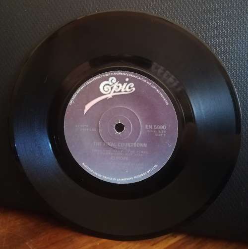 EUROPE - FINAL COUNTDOWN 45RPM RECORD