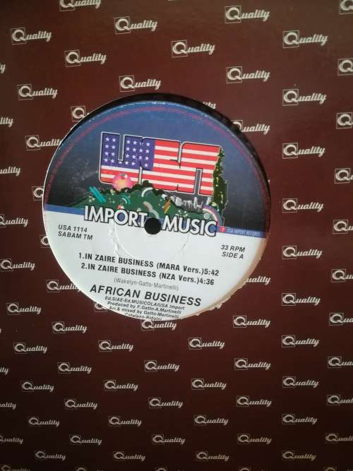 AFRICAN BUSINESS LP VINYL RECORD
