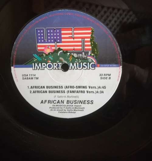 AFRICAN BUSINESS LP VINYL RECORD