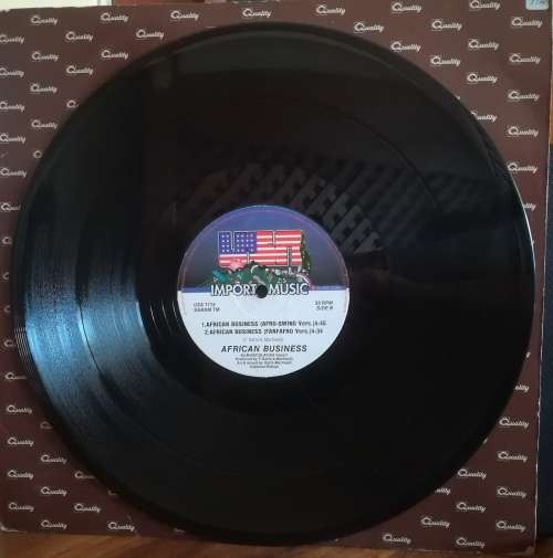 AFRICAN BUSINESS LP VINYL RECORD