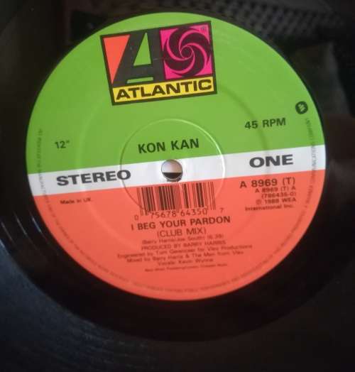 KON KAN CLUB MIX I BEG YOUR PARDON LP VINYL RECORD