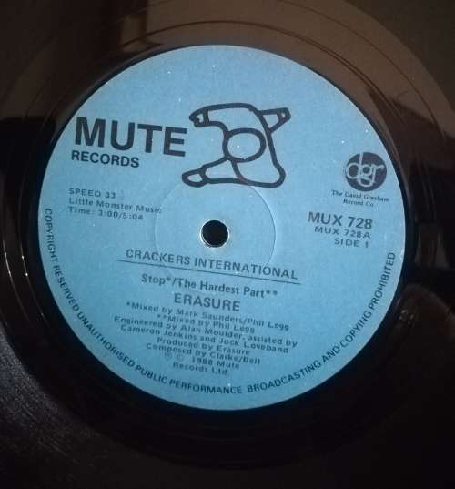 ERASURE LP VINYL RECORD