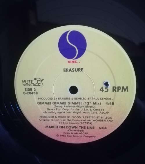 ERASURE MAXI SINGLE 45RPM