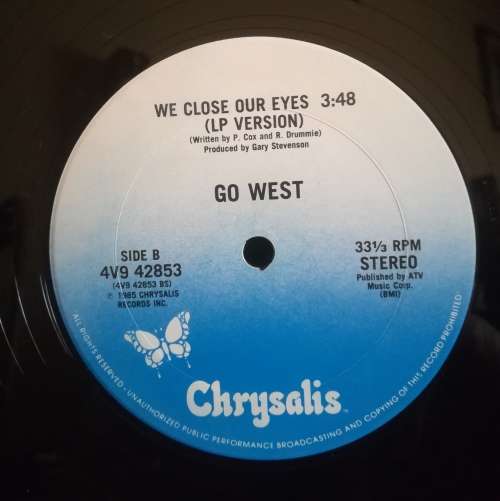 GO WEST LP VINYL RECORD