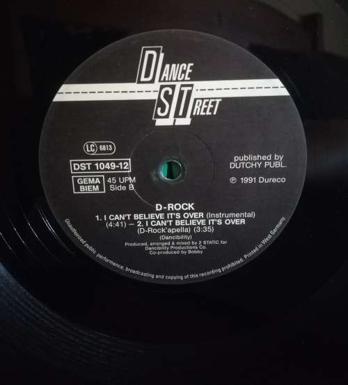 D-ROCK 45UPM VINYL RECORD