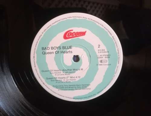 BAD BOYS BLUE CLUB MIX LP VINYL RECORD RECORD 45 STEREO