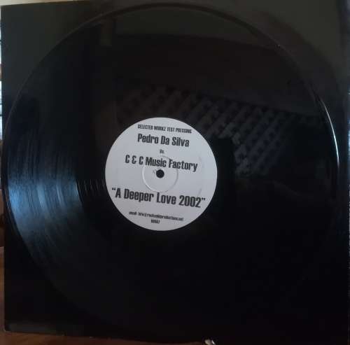 PEDRO DA SILVA VS. C & C MUSIC FACTORY `A DEEPER LOVE 2002` TEST PRESSING LP VINYL